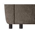 SCHLAFSOFA Chenille Dunkelbraun  - Dunkelbraun/Schwarz, KONVENTIONELL, Kunststoff/Textil (161/90/108cm) - Carryhome