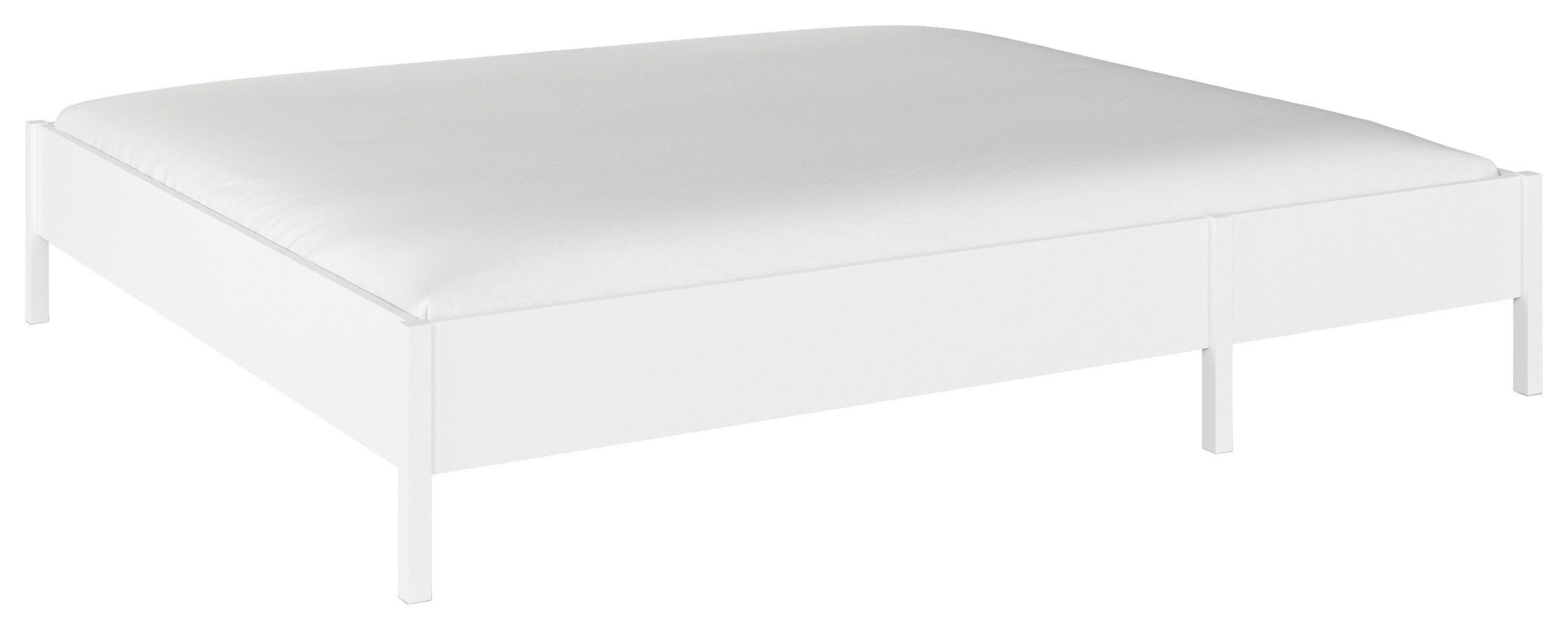 BETT 240/200 cm  in Weiß  - Weiß, MODERN (240/200cm) - Rauch Möbel
