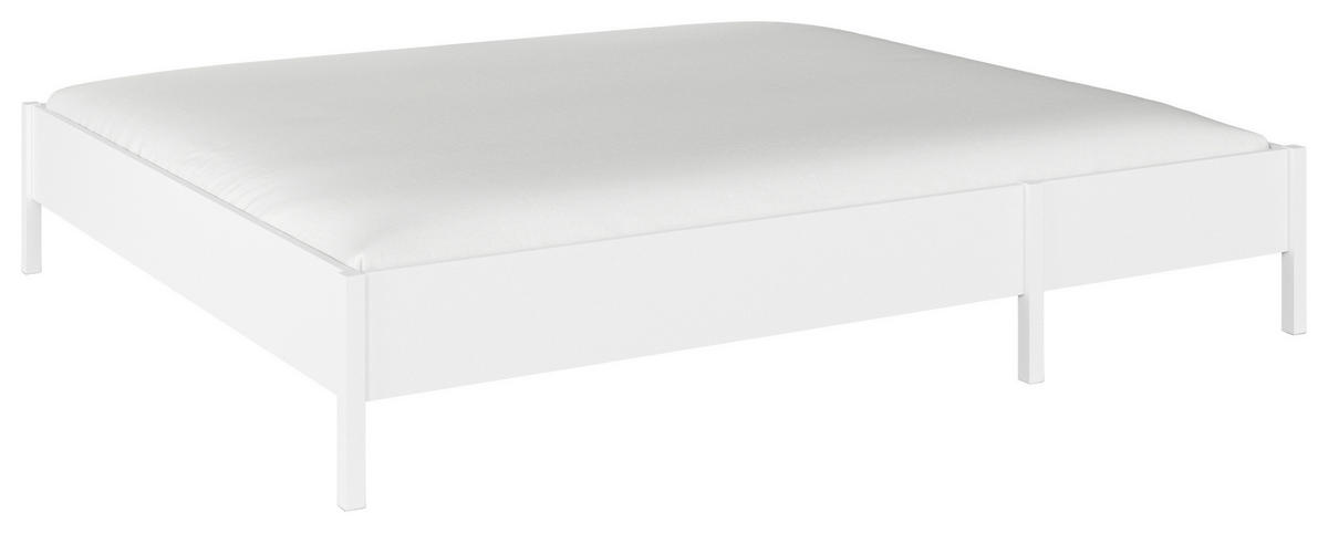 BETT 240/200 cm  in Weiss   - Weiss, Modern, Holzwerkstoff (240/200cm) - Rauch Möbel