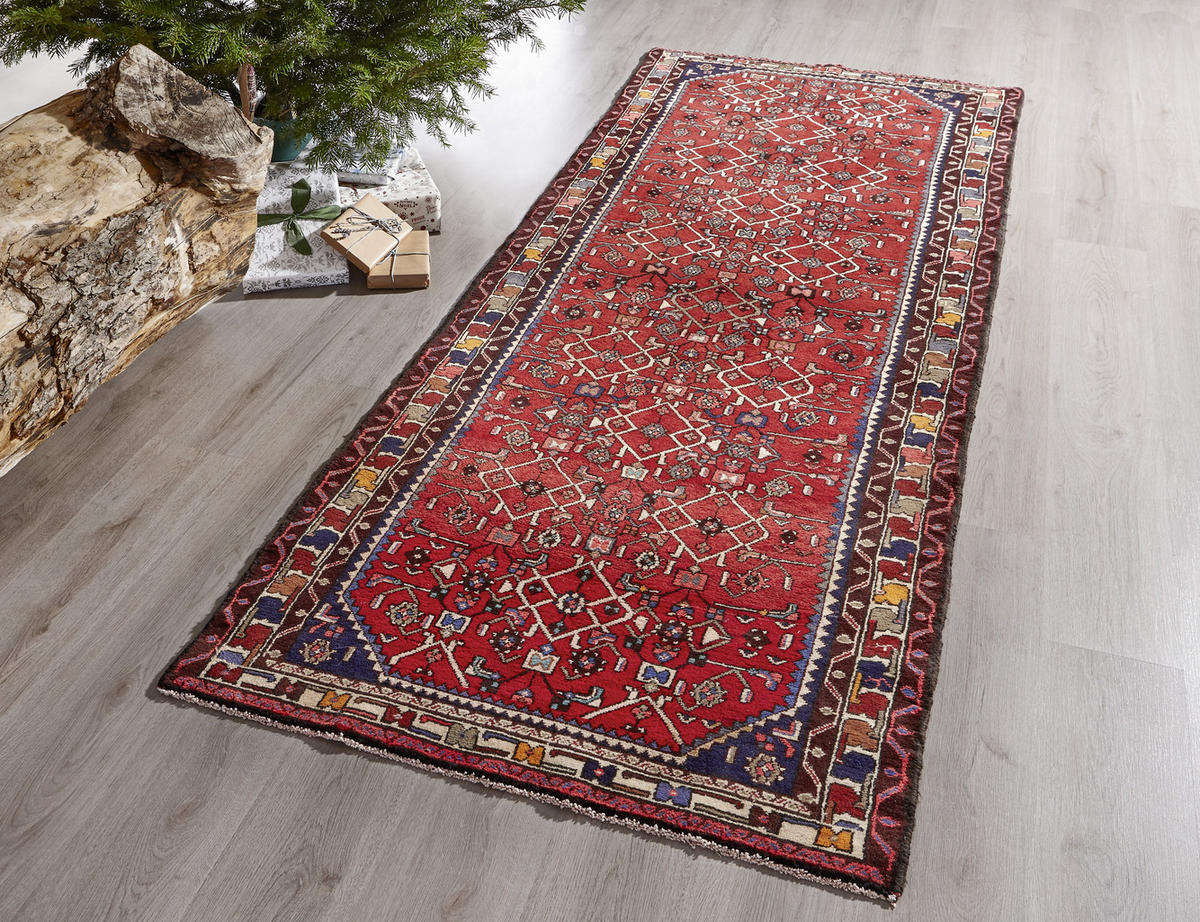 ORIENTTEPPICH 100/400 cm Hamedan Rot  - Rot, LIFESTYLE, Textil (100/400cm) - Best Price