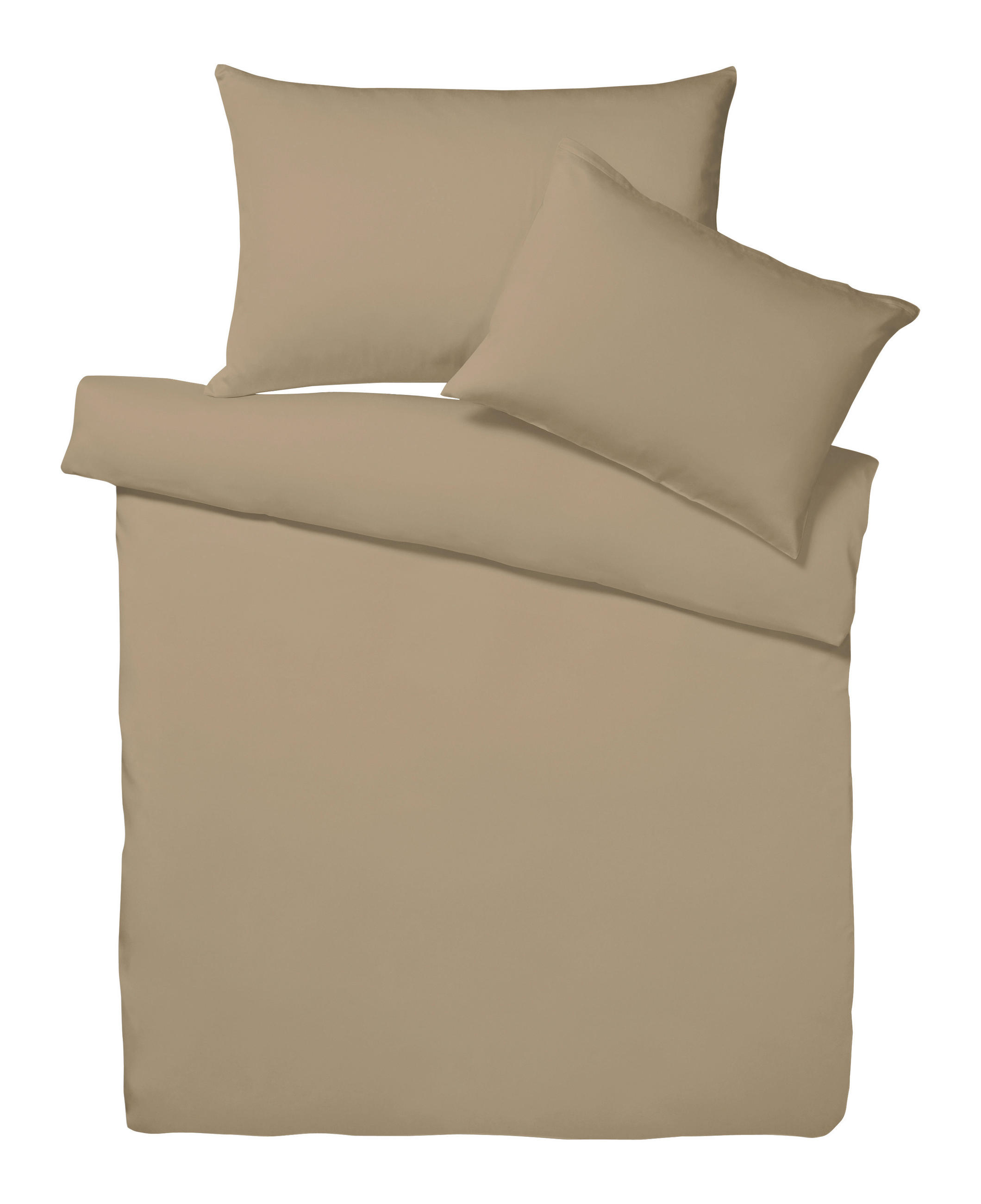 KOPFKISSENBEZUG Uno 65/100 cm  - Taupe, Basics, Textil (65/100cm) - Dieter Knoll