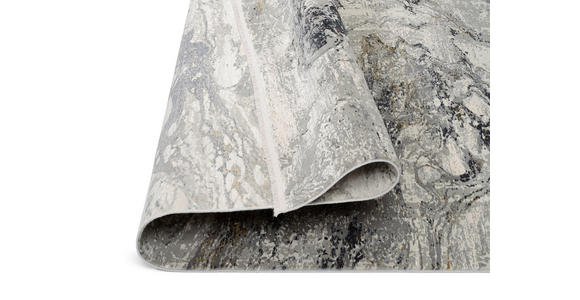 WEBTEPPICH 67/130 cm Lille Grau, Goldfarben  - Goldfarben/Grau, Design, Textil (67/130cm) - Dieter Knoll