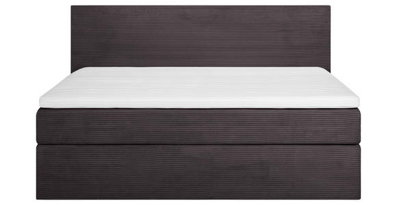 BOXSPRINGBETT 140/200 cm  in Mokka  - Schwarz/Mokka, KONVENTIONELL, Holz/Textil (140/200cm) - Carryhome