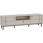 LOWBOARD  in 170/49,2/37 cm  - Kaschmir/Schwarz, MODERN, Holzwerkstoff/Kunststoff (170/49,2/37cm) - Carryhome