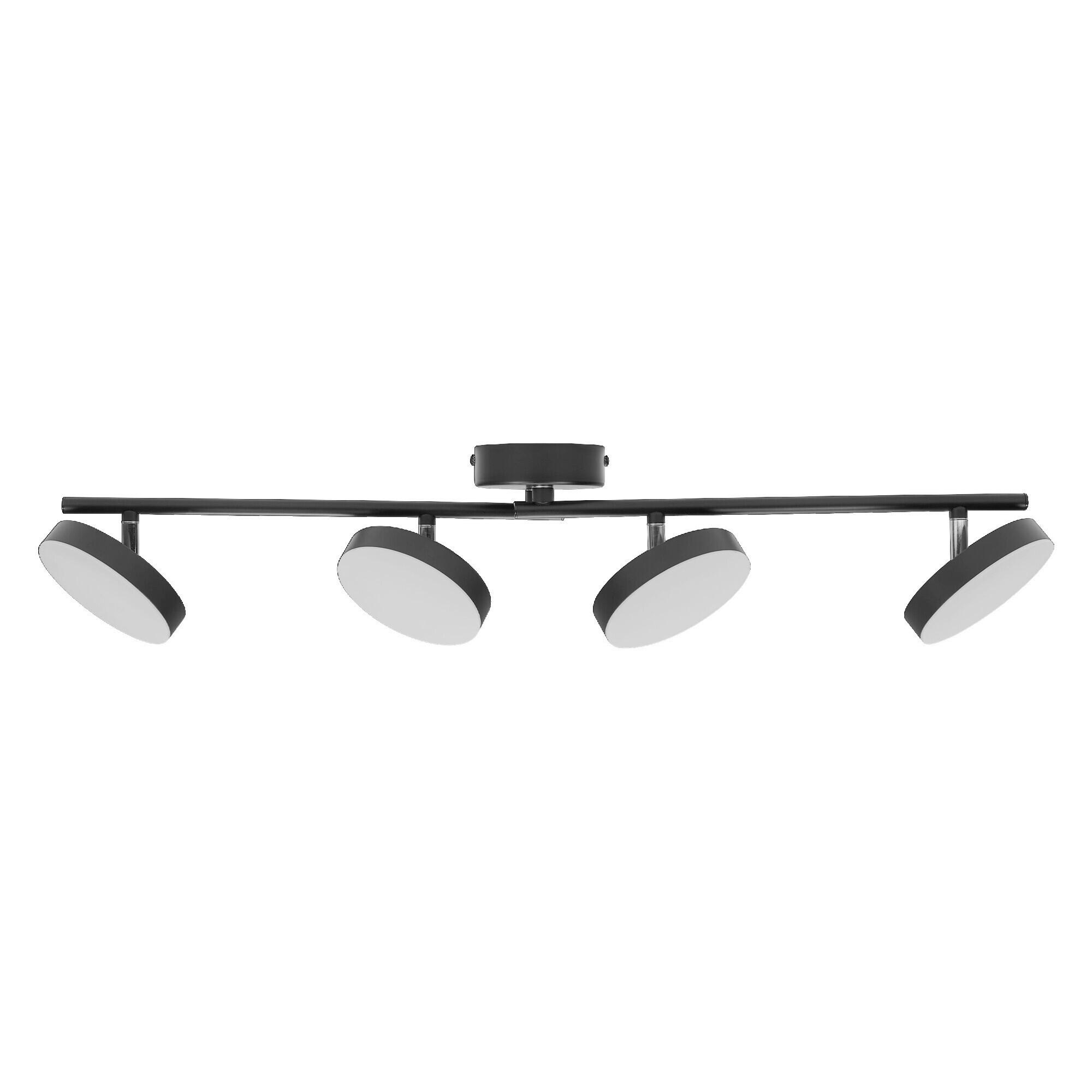 LED-STRAHLER 81/12/11,9 cm  - Schwarz, Basics, Metall (81/12/11,9cm) - Osram