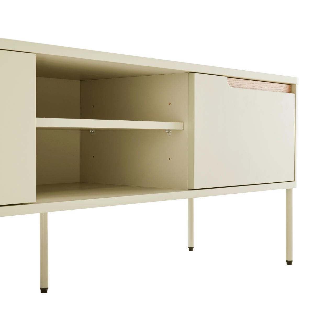 LOWBOARD 140/51/40 cm  - Eichefarben/Grauweiß, Design, Holz/Holzwerkstoff (140/51/40cm) - Carryhome