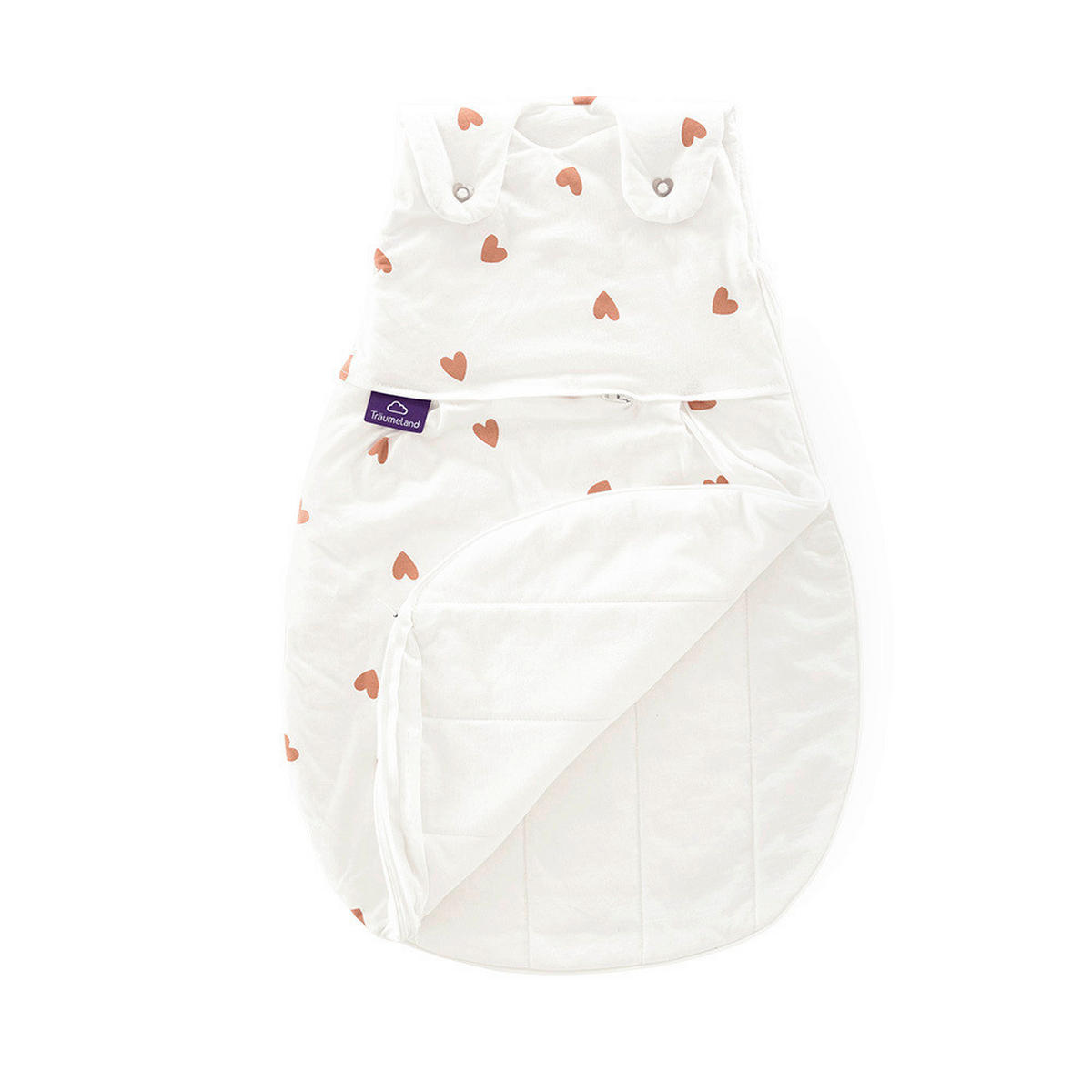 BABYSCHLAFSACK Herz 56/62  - Multicolor, Basics, Textil (56/62null) - Träumeland