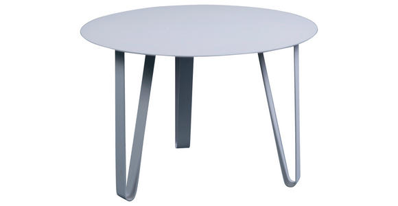 COUCHTISCH 60/60/40 cm rund Grau - Grau, Design, Metall (60/60/40cm) - Xora