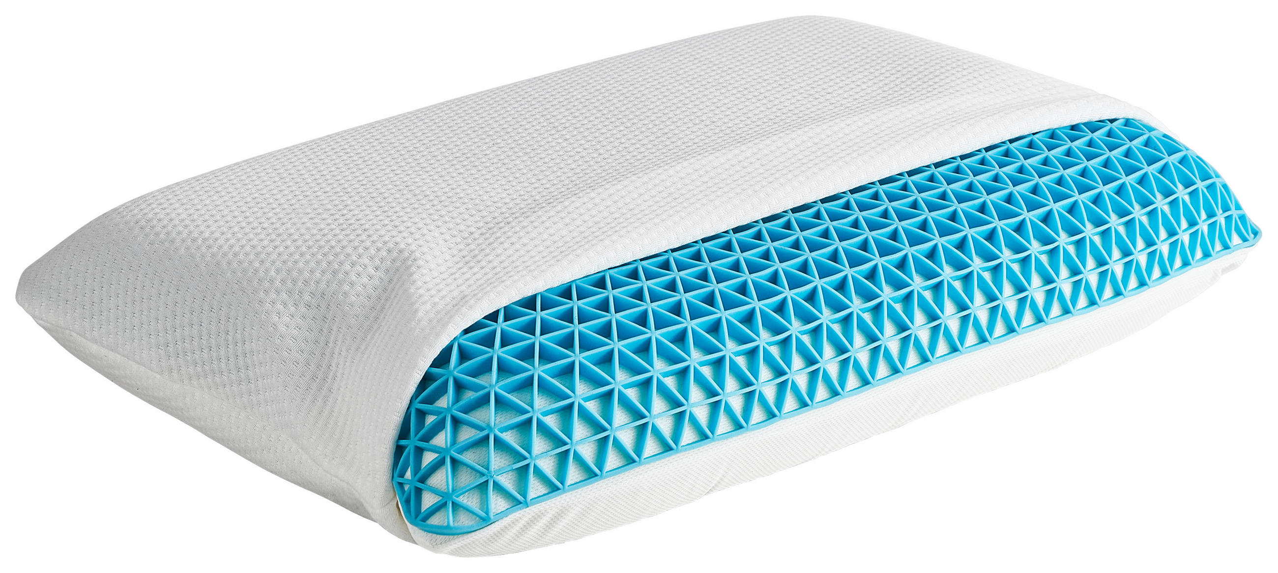 NACKENSTÜTZKISSEN   - Weiß, Textil (60/40/11cm) - Sleeptex