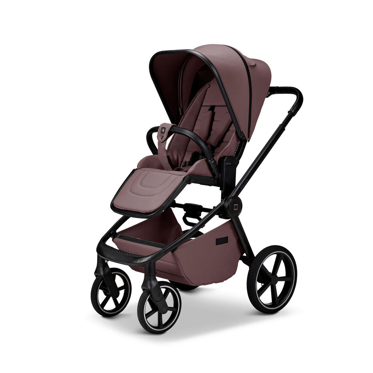 KOMBIKINDERWAGEN  K26  Tonka  - Schwarz/Braun, Basics, Textil (96/57/114cm) - Moon
