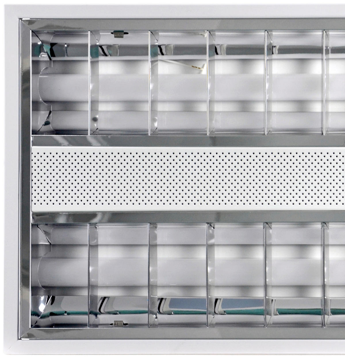 LED-DECKENLEUCHTE Nostal LED 124,5/31,2/4 cm  - Weiß, Basics, Metall (124,5/31,2/4cm)