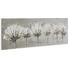 Blumen BILD - Weiß, LIFESTYLE, Holz/Textil (150/50/3,8cm) - Monee