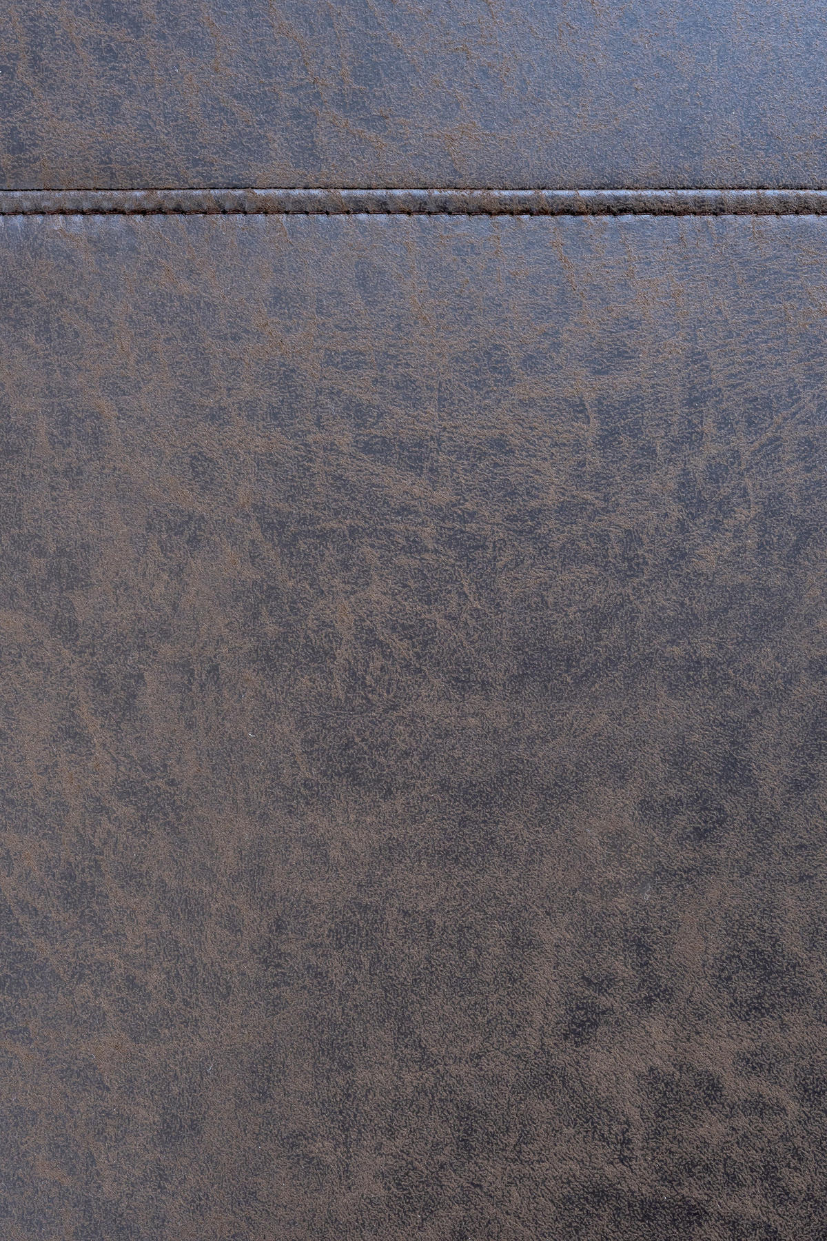 ECKSOFA in Lederlook Braun  - Schwarz/Braun, Design, Textil/Metall (295/160cm) - Livetastic