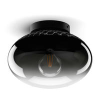 DECKENLEUCHTE  28/24,5 cm    - Transparent/Schwarz, Lifestyle, Glas/Metall (28/24,5cm) - Joop!