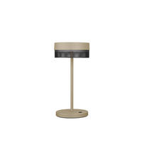 AKKU-TISCHLEUCHTE 14,5/30 cm  - Sandfarben, KONVENTIONELL, Metall (14,5/30cm) - Hell