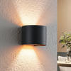 WANDLEUCHTE Leon 13/11,2/9,7 cm   - Goldfarben/Schwarz, Basics, Metall (13/11,2/9,7cm) - Novel
