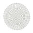 PLATZDECKCHEN Textil - Weiß, Trend, Textil (36cm) - Ambia Home PLATZDECKCHEN Textil - Weiß, Trend, Textil (36cm) - Ambia Home