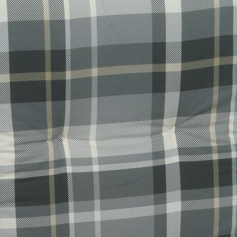 SESSELAUFLAGENSET Karo  - Grau, Basics, Textil (50/6/100cm)