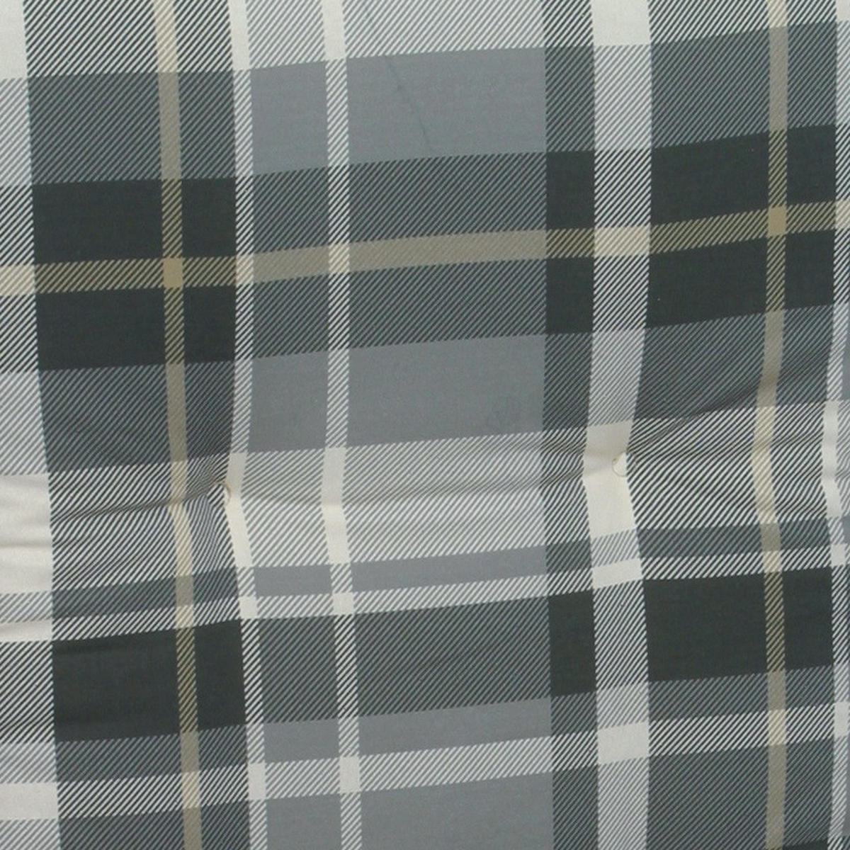 SESSELAUFLAGENSET in Grau Karo  - Grau, Basics, Textil (50/6/108cm)