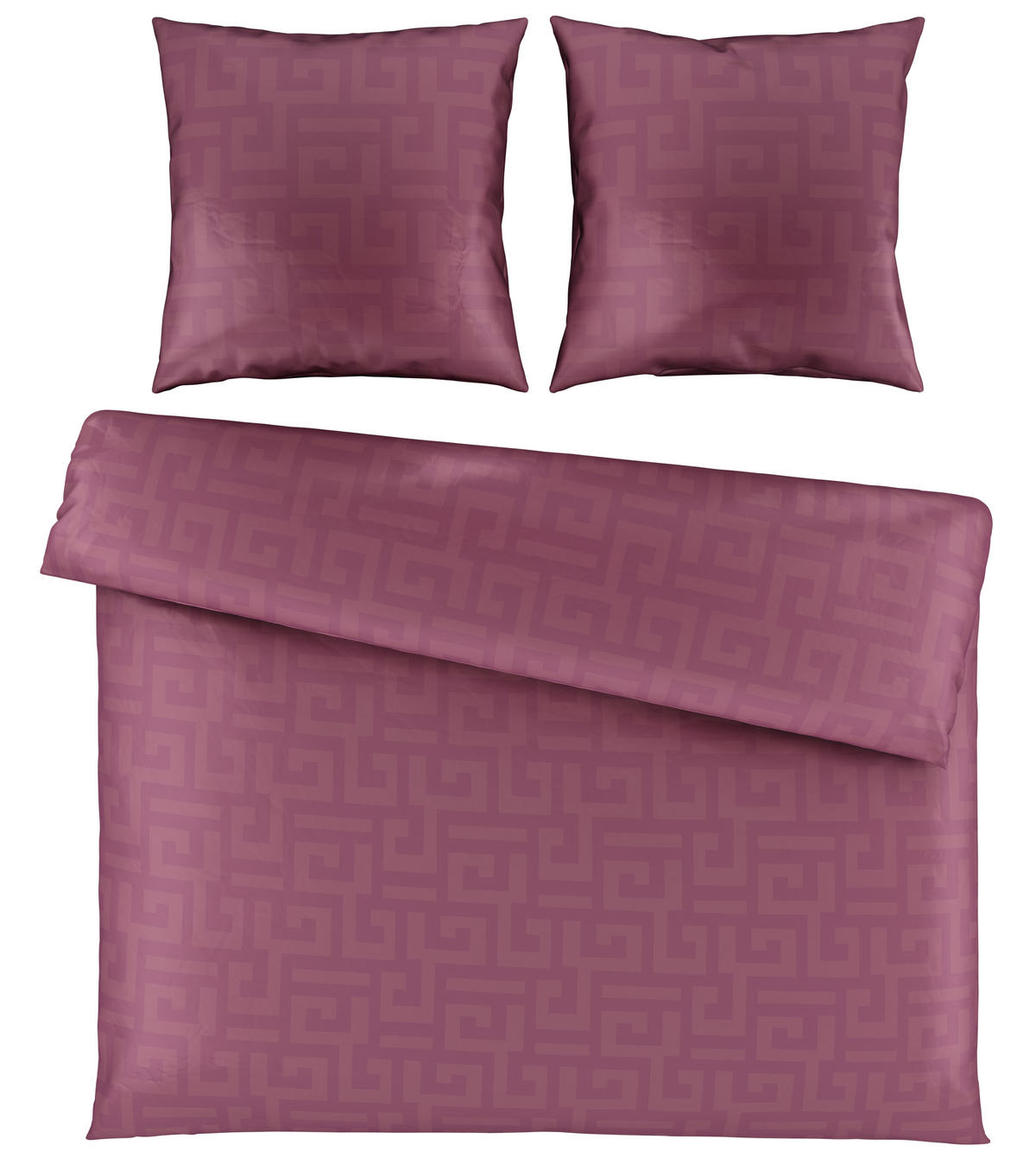 WENDEBETTWÄSCHE Satin 200/200 cm  - Lila, Basics, Textil (200/200cm) - Bio:Vio