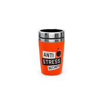 COFFEE-TO-GO-BECHER 0.250 L  - Orange, Basics, Metall (8.2/8.2/14cm)