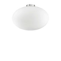 DECKENLEUCHTE  40/25 cm    - Weiß, KONVENTIONELL, Glas (40/25cm) - Ideal Lux