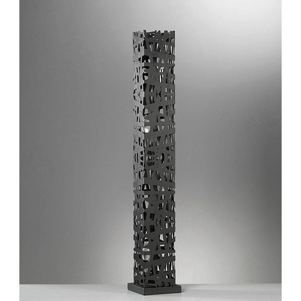 STEHLEUCHTE 22/103 cm    - Brombeere/Schwarz, Design, Metall (22/103cm)