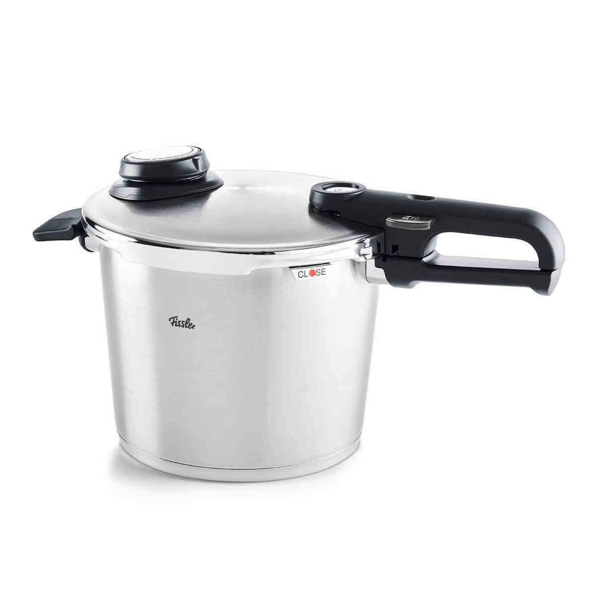 SCHNELLKOCHTOPF VITAVIT PREMIUM 6,0 L  - Silberfarben, Basics, Metall (22cm) - Fissler