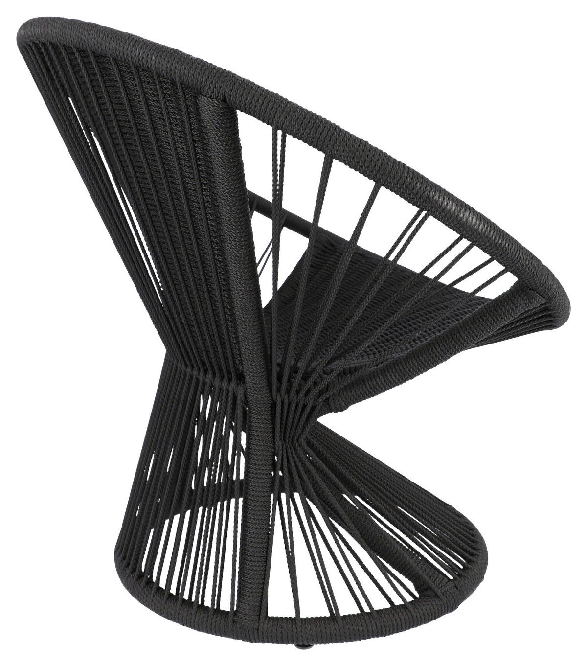 LOUNGESESSEL Schwarz  - Schwarz, MODERN, Textil/Metall (82/75/72cm) - Jan Kurtz