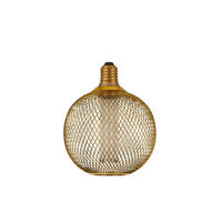 LED-LJUSKÄLLA   E27  - guldfärgad, Basics, metall/glas (12/15cm)