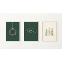BILDERSET 3-teilig Multicolor 33/48 cm  - Multicolor, Basics, Holz (33/48cm) - X-Mas