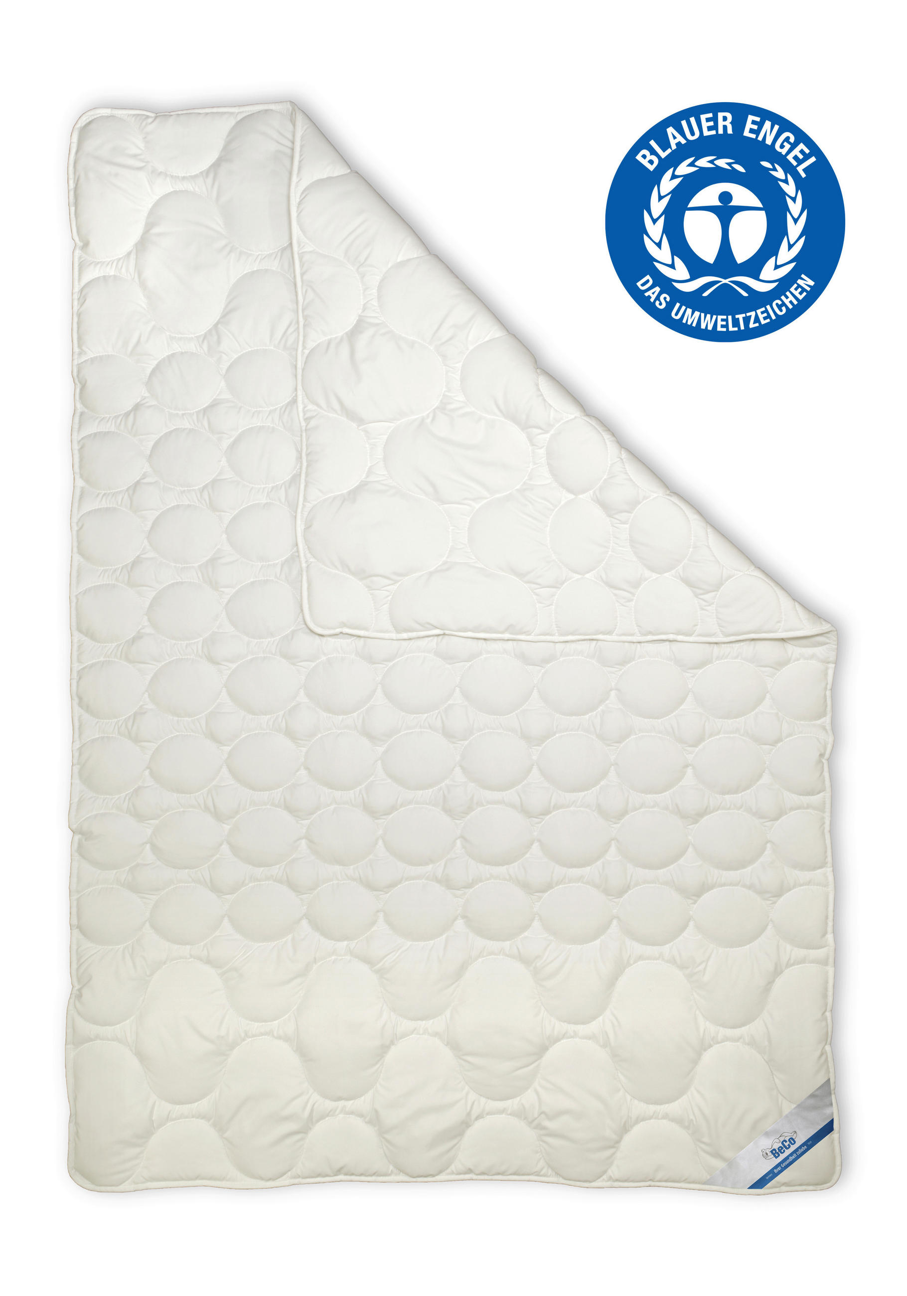 GANZJAHRESDECKE  EcoWelL 155/220 cm  - Weiß, Basics, Kunststoff/Textil (155/220cm) - BeCo