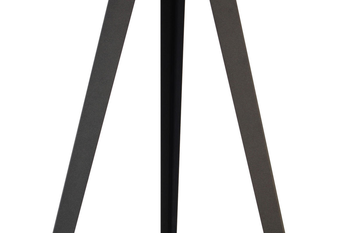 STEHLEUCHTE 45/153 cm    - Schwarz, Trend, Kunststoff/Textil (45/153cm) - Novel