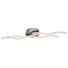 LED-DECKENLEUCHTE - Opal/Nickelfarben, MODERN, Kunststoff/Metall (69,3/16/6,6cm)
