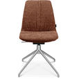 STUHL  in Aluminium Bouclé Metall, Textil  - Alufarben/Kupferfarben, Design, Textil/Metall (46/81,5-84,5/55cm) - Johann Jakob