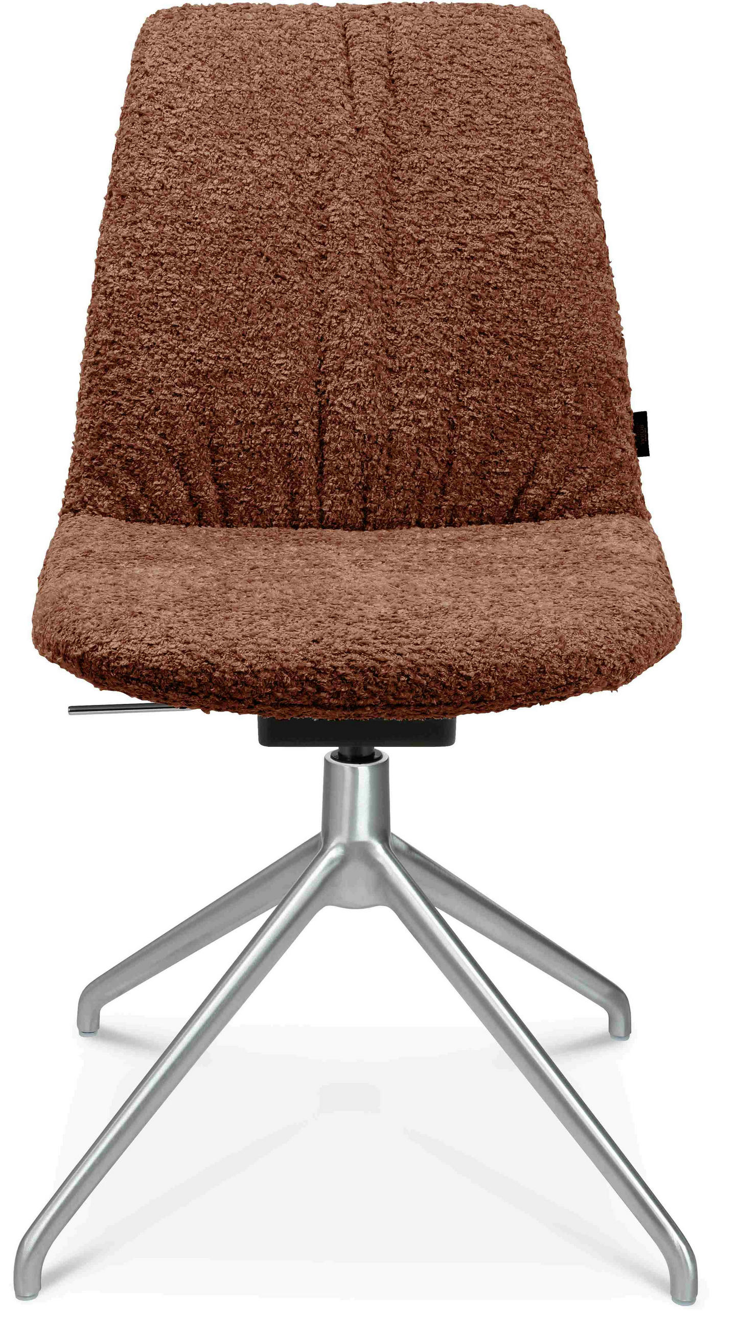 STUHL Bouclé Alufarben, Kupferfarben - Alufarben/Kupferfarben, Design, Textil/Metall (46/81,5-84,5/55cm) - Johann Jakob
