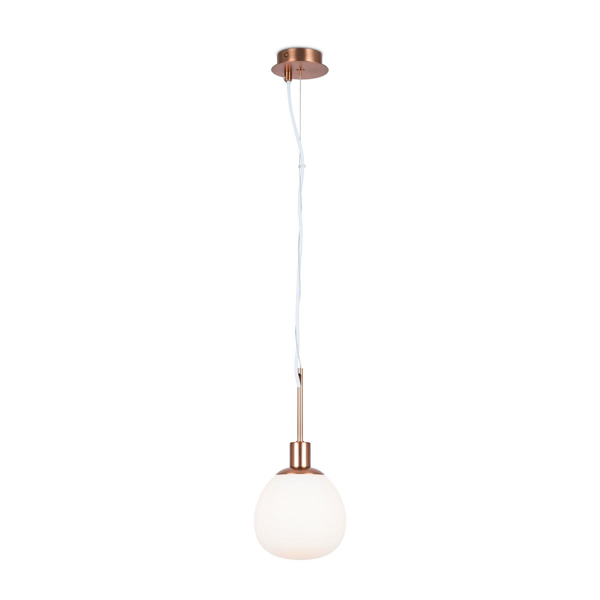PENDELLAMPA Modern 15/30,5 cm  - vit/mässingsfärgad, Trend, metall/glas (15/30,5cm) - MAYTONI