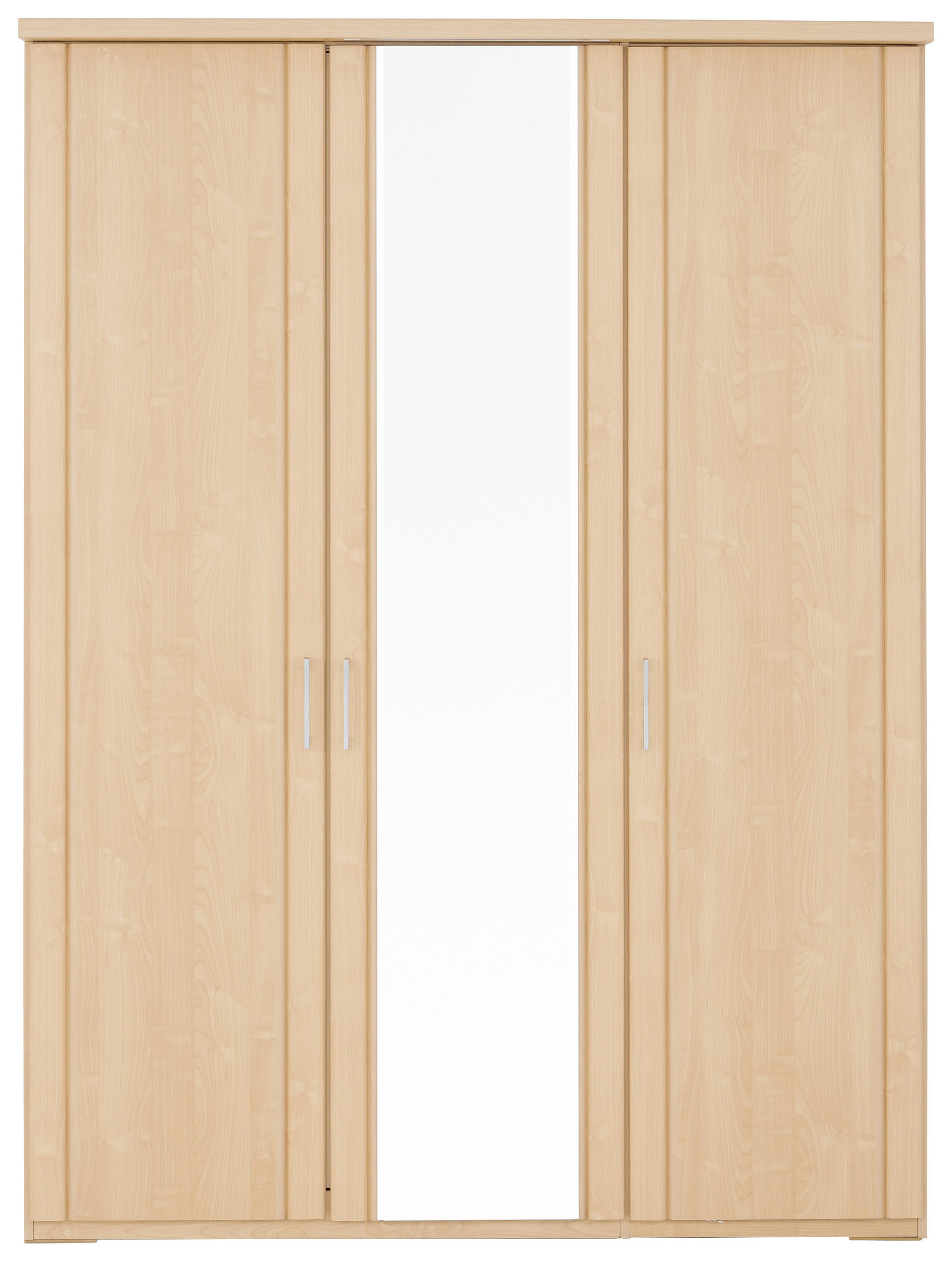 Thumbnail - Venda Drehtürenschrank, Eiche Bianco, Holzwerkstoff, 4 Fächer, 150x197x58 cm, Typenauswahl, Beimöbel erhältlich, in vers...