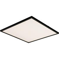 LED PANEL - fekete, Basics, műanyag/fém (45/45/4,5cm) - Novel