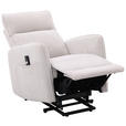 RELAXSESSEL Leinenoptik    - Schwarz/Naturfarben, Design, Textil/Metall (74/101/92cm) - Carryhome