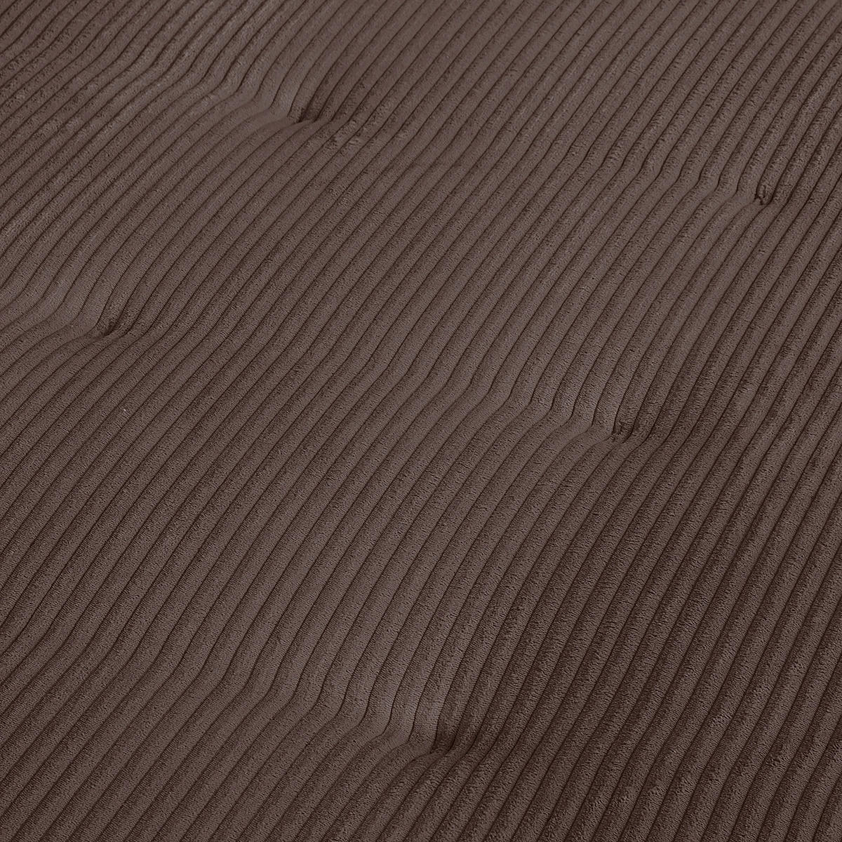 ECKSOFA inkl. Hocker Ariella Braun Cord  - Naturfarben/Braun, Design, Holz/Textil (161/231cm) - Livetastic