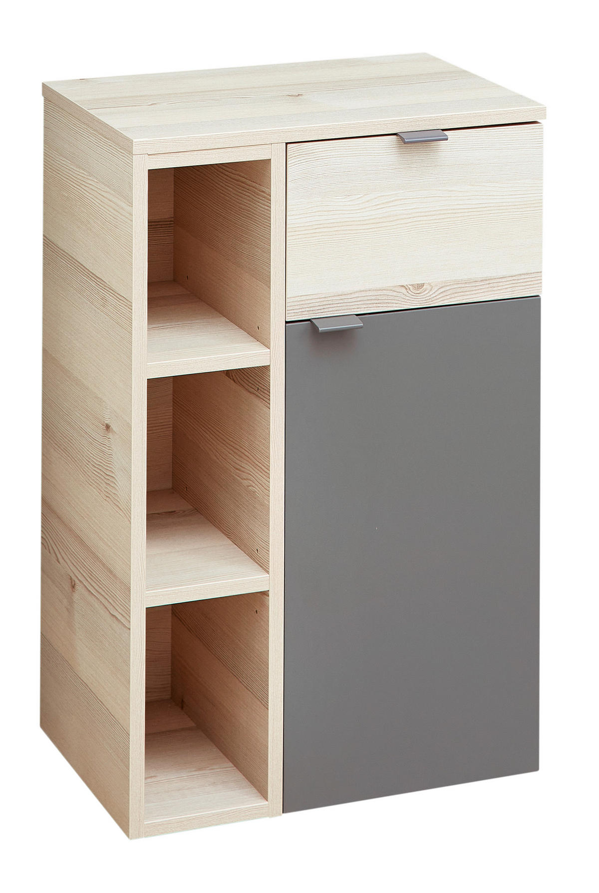 UNTERSCHRANK 45/71,6/33 cm   - Dunkelgrau/Pinienfarben, Basics, Glas/Holzwerkstoff (45/71,6/33cm) - Pelipal
