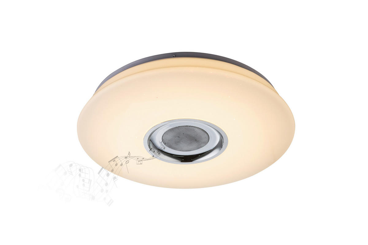 LED-DECKENLEUCHTE 18 W  40/7 cm    - Weiss, Basics, Kunststoff (40/7cm) - Globo