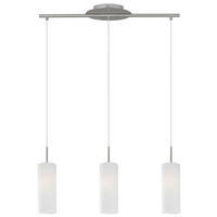 FÜGGŐLÁMPA  - nikkel, Konventionell, Üveg/fém (72/110cm)