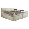 BOXSPRINGBETT 240/200 cm  in Creme  - Creme/Schwarz, LIFESTYLE, Kunststoff/Textil (240/200cm) - Boxxx