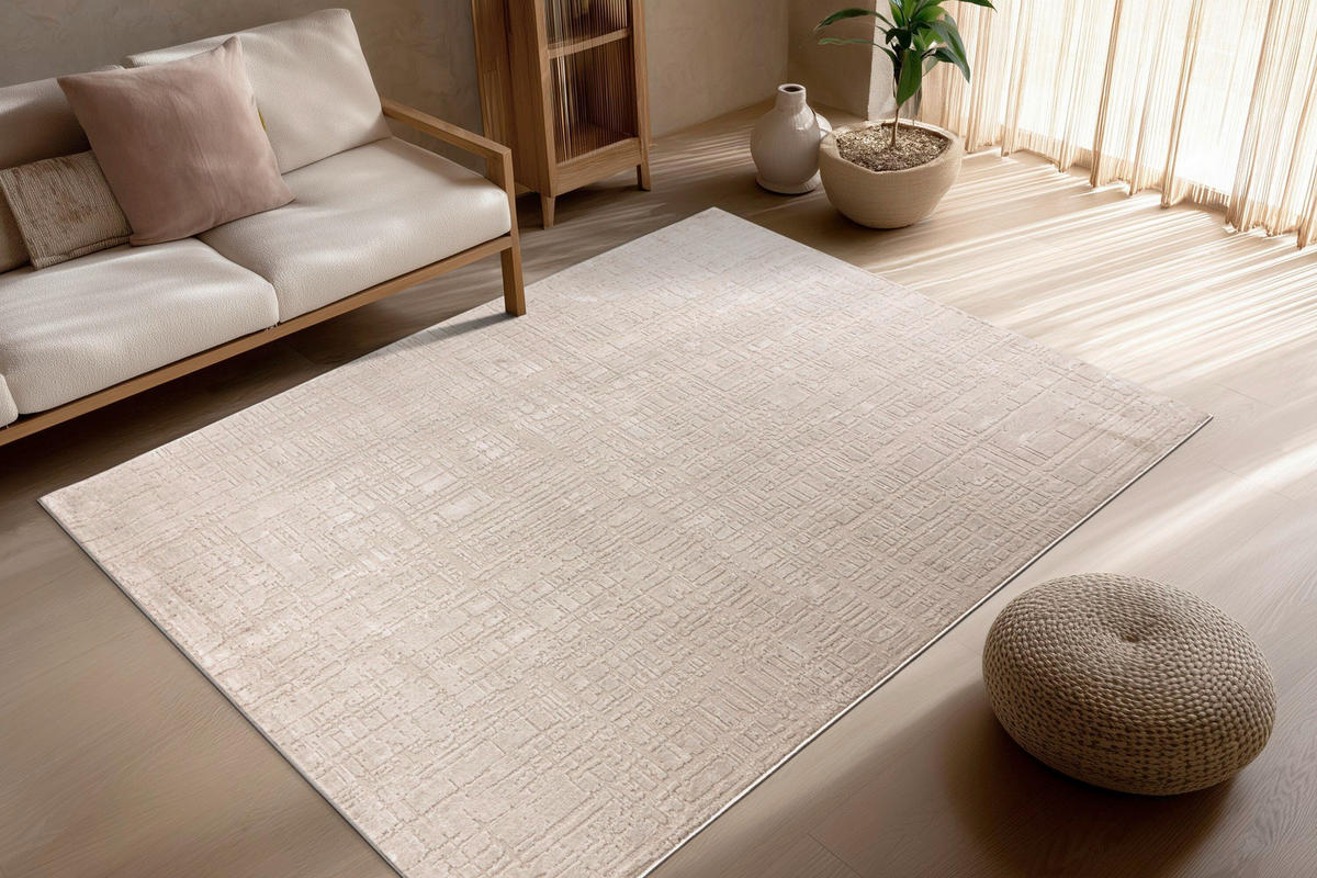 FLACHWEBETEPPICH 200/290 cm Beige rechteckig  - Beige, Basics, Textil (200/290cm) - Kayoom