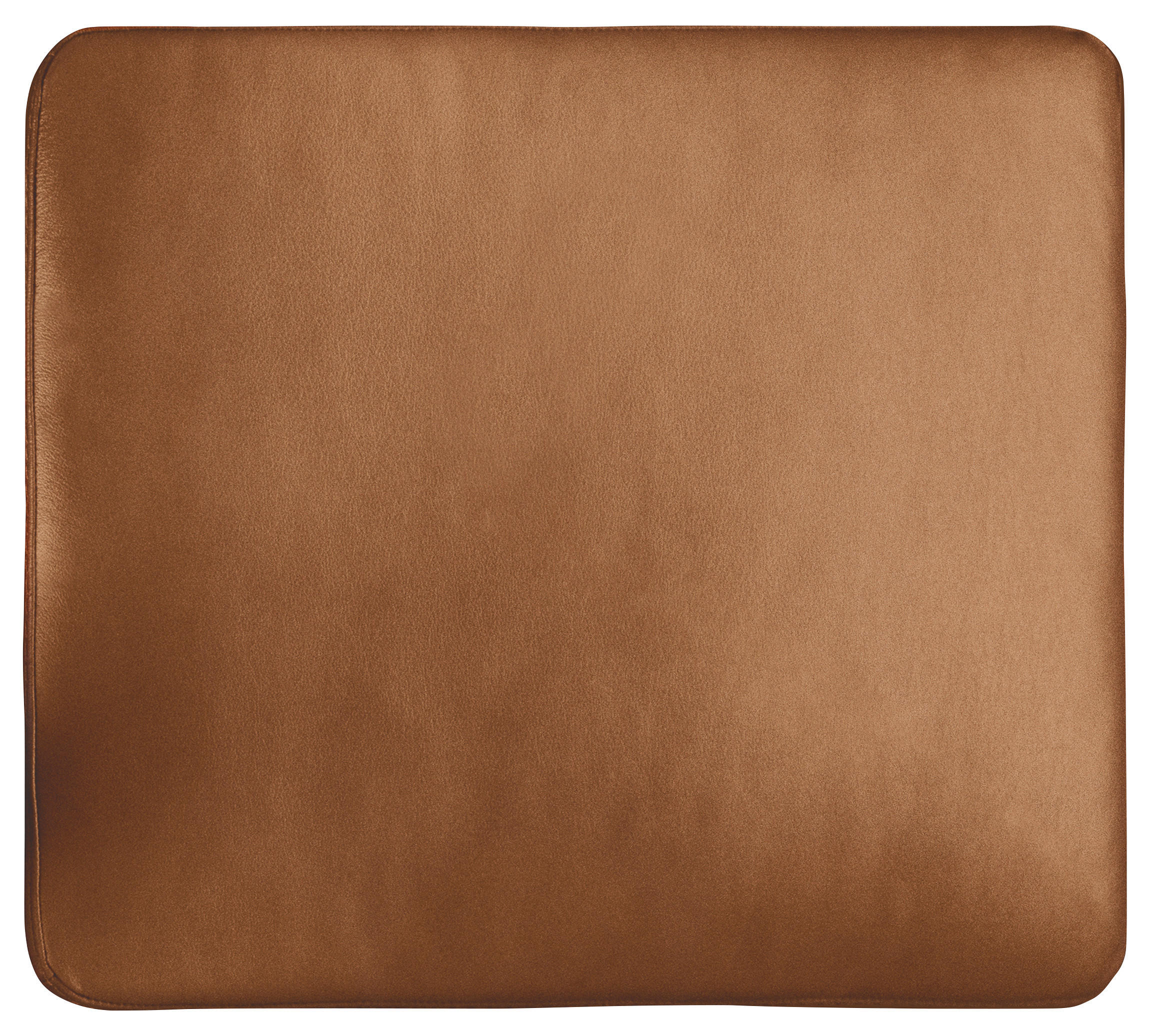 ZIERKISSEN   52/42/7 cm  - Cognac, Design, Leder (52/42/7cm) - Livetastic