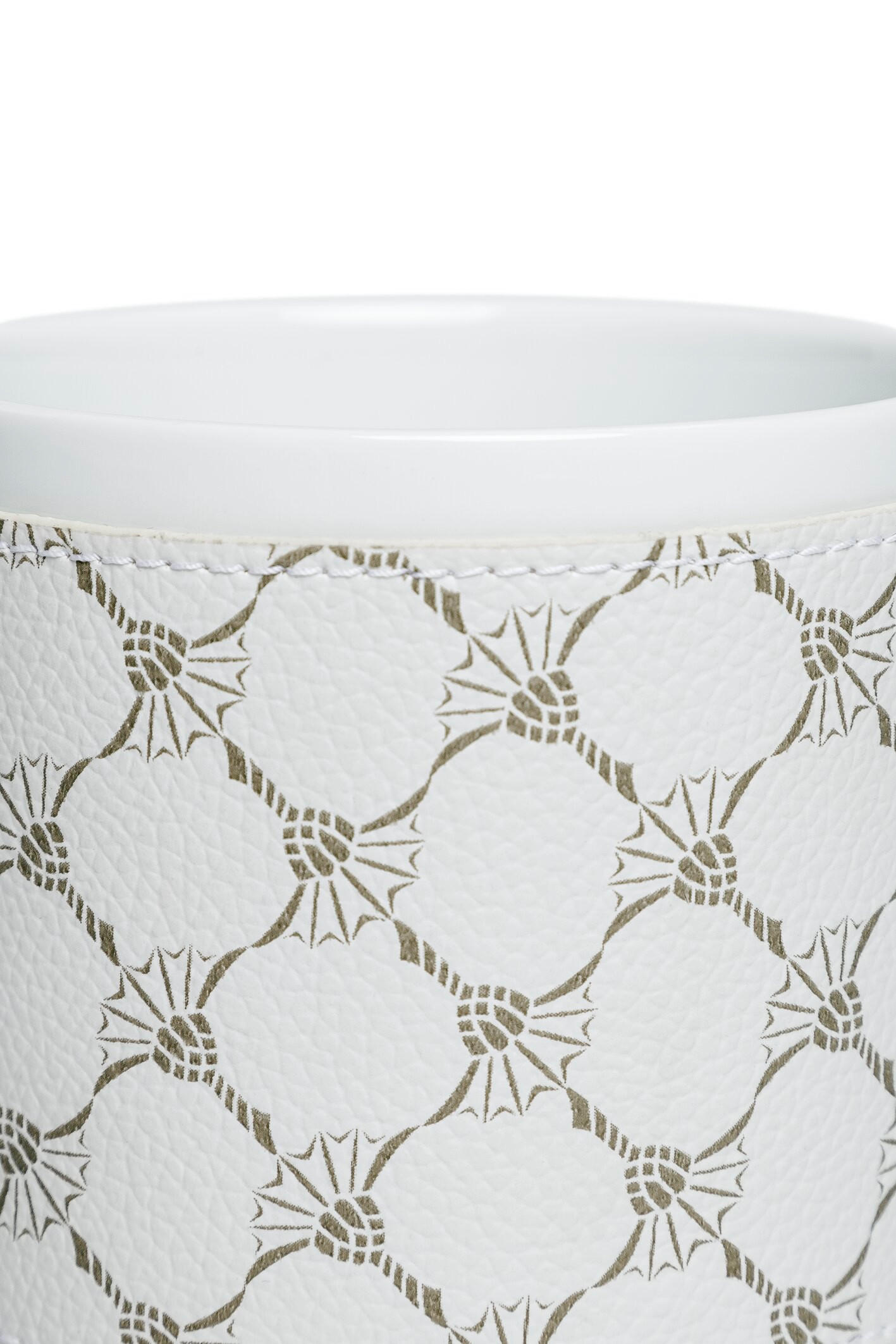 ZAHNPUTZBECHER CORNFLOWERACCESSOIRES  - Weiß/Grau, Design, Keramik/Kunststoff (9,5/9/9,5cm) - Joop!