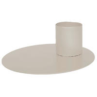 STABKERZENHALTER - Greige, Basics, Metall (12,5cm)