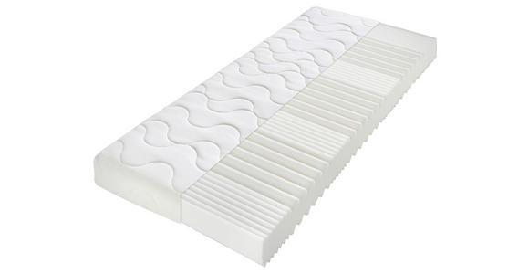 KOMFORTSCHAUMMATRATZE 160/200 cm Höhe ca. 20 cm  - Weiß, Basics, Textil (160/200cm) - Xora